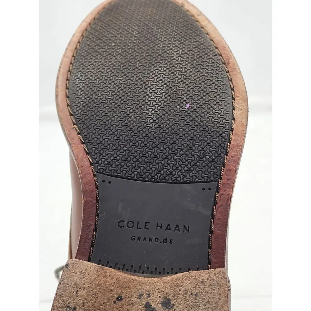 Cole Haan Oxford Shoes Mens 8M Leather Grand OS Preppy Business Casual C32796
